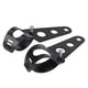 thumbnail image 2 of 1 par de soportes de hierro para faros delanteros de motocicleta, soporte de montaje universal (negro), 2 of 10