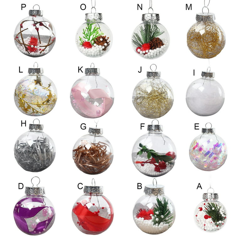 Christmas House Mini Disco Ball Ornaments Choose 1 From Gold, Red, OR  Silver 6 p