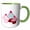 Green/White, variant on 3drose, Trio of Cupcakes, 11oz Magic Transforming Mug