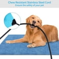 thumbnail image 3 of Pet Heating Pad for Dogs, Indoor Outdoor Waterproof Electric Heated Pad Mat for Cats with Chew Resistant Cord,5 Timer and 6 Level Temperature Pet Bed Warmer-15.7x27.5, 3 of 9