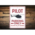 thumbnail image 1 of Pilot Parking Novelty Decor, Metal Wall Sign - 10x14 Inches, 1 of 4
