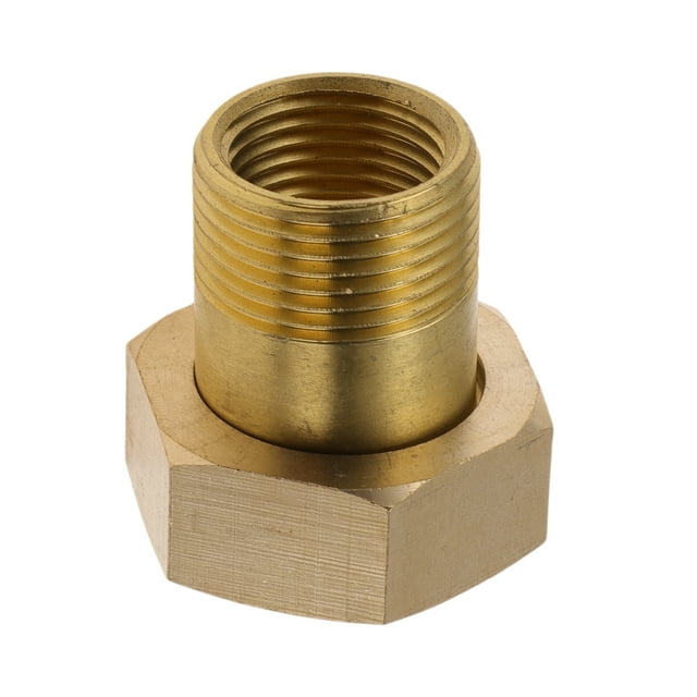 Accesorios de tubería de cobre Unique Bargains 3/4" macho x 1" hembra unión flexible de rosca interna y externa 1.57" 1 Pc