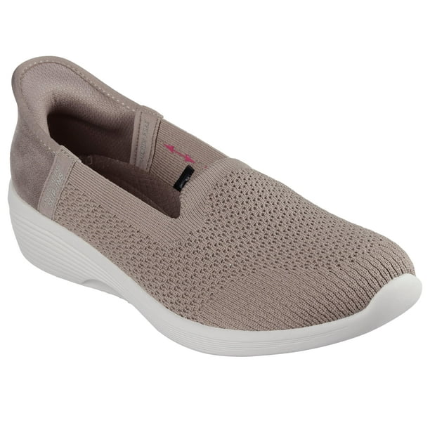 Zapatos Skechers Modern Comfort Arya-Sweet Voice para mujer, color topo