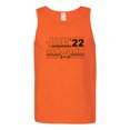 thumbnail image 2 of Wild Bobby Cincinnati Football Joe Ja'Marr 22 Sports Men Graphic Tank Top, Orange, X-Large, 2 of 5