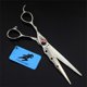 thumbnail image 5 of Juego de tijeras de peluquería para zurdos, tijeras profesionales de barbero de 7 pulgadas con tijeras de entresacar., 5 of 5