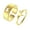 Gold, variant on 2pcs Hummingbird Couple Set Promise Ring Engagement Wedding Party Matching Adjustable Lover Ring