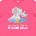 thumbnail image 4 of Inktastic My Meemaw Loves me to the Moon and Back Elephant Family Youth T-Shirt, 4 of 5