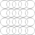 thumbnail image 1 of Aros metálicos para manualidades BetterJonny de 15 cm, 20 piezas, color plata, 1 of 7