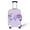 Watercolor World Map Design, variant on HELLHERO Tie-Dye Pattern Baggage Protector Soft Easy Installation Polyester Suitcase Sleeve for Travel Vacation