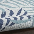thumbnail image 6 of Nourison Garden Oasis Indoor/Outdoor Blue 3' x 5' Area Rug (3x5), 6 of 9