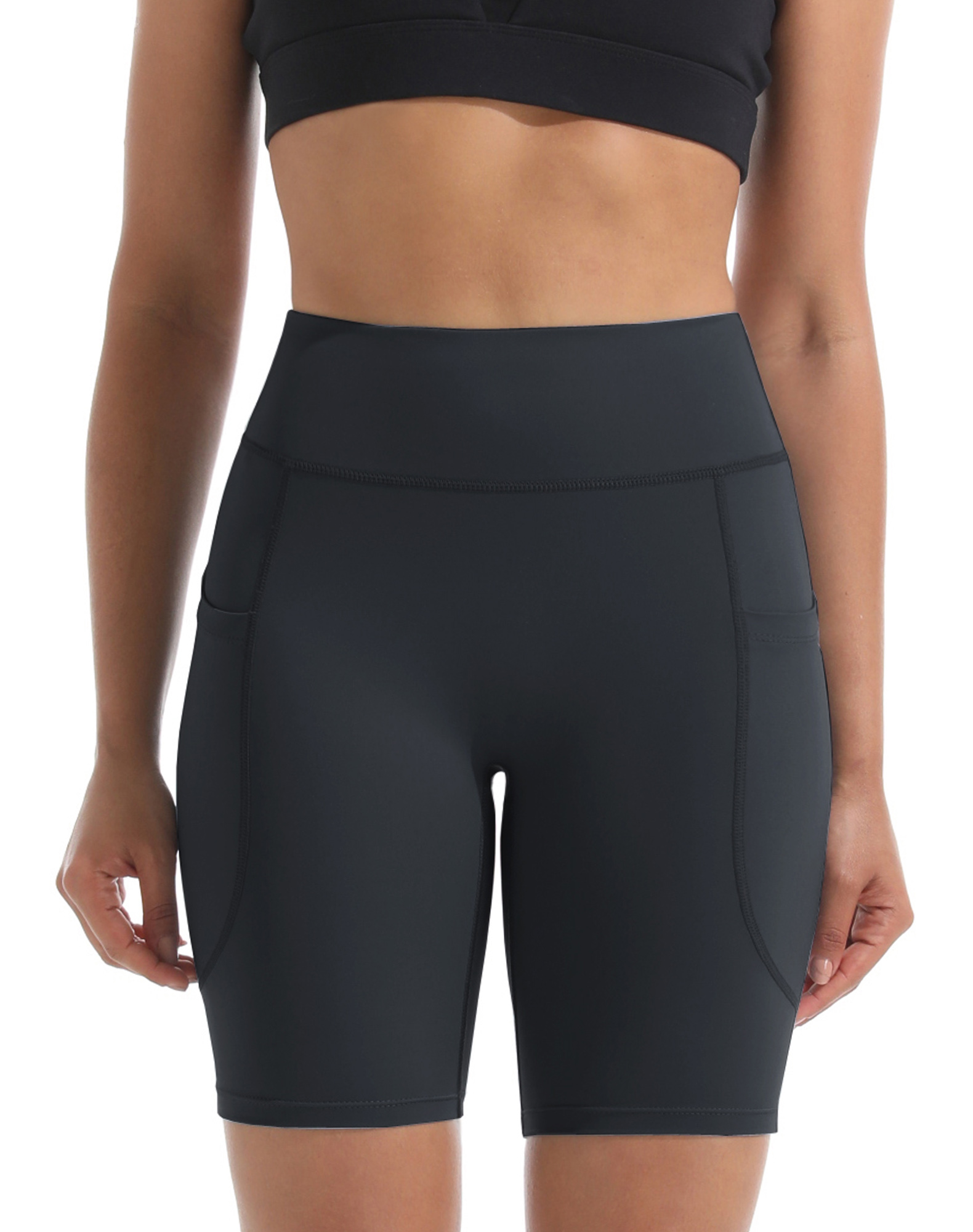 NELEUS Women's High Waist Yoga Shorts with Pockets photo 2