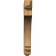 thumbnail image 2 of Ekena Millwork 4"W x 30"D x 30"H Imperial Craftsman Rough Sawn Bracket, Western Red Cedar, 2 of 13