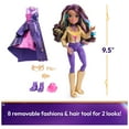 thumbnail image 3 of Unicorn Academy, Deluxe Sophia Masquerade Ball Doll with 9 Doll Accessories, 9.5”, 3 of 10