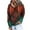 Red, variant on Women's Fashion Printed Pocket Long Sleeve Blouse Casual Tops Sweatershirt Button Hoodies