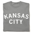 thumbnail image 2 of Kansas City Curved Logo Heavyweight Graphic Tee TShirt Gift, 2 of 3