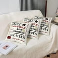 thumbnail image 4 of Cinema Poster Design Reversible Throw Pillow Covers,Popcorn Print Square Cushion Covers Set of 2 for Bed Sofa Couch,All Season Movie Theater Pillow Covers Home Decor Old Fashion 18 x 18-Inch, 4 of 6