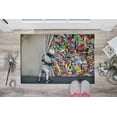 thumbnail image 6 of Man Cave Rugs, Modern Rugs, Entryway Rug, Banksy Rug, Banksy Colorful Graffiti Rugs, Abstract Rugs, Easy to Clean Rugs, Outdoor Rug, 5.9'x9.2' - 180x280 cm, 6 of 8