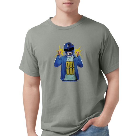 CafePress - Power Rangers Blue R Men's Comfort Colors® T Shirt - Mens Comfort Colors® Shirt