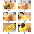 thumbnail image 3 of Pineapple and Apple Corer Combo - Stainless Steel Pineapple Corer And Slicer Tool - Ergonomic Apple Corer Tool and Pineapple Cutter For Easy Core Removal, 3 of 7