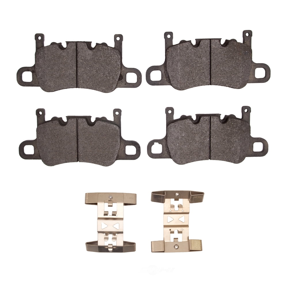 Dynamic Friction Company 1551-2046-01 DFC 5000 Advanced Brake Pads - Low Metallic and Hardware Kit