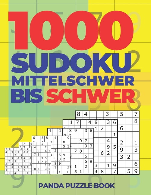 1000 Sudoku Mittelschwer Bis Schwer : Logikspiele Für Erwachsene