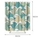 thumbnail image 2 of Ducha Con Ondas Japonesas, Cortina Impermeable, Juego De Cortinas De Baño Con Ondas Marinas Geométricas Con 12 Ganchos Advancent HA044691-04, 2 of 6