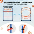 thumbnail image 4 of VEVOR Canine Agility Gear, Kit de 4 piezas: vallas y aros modificables, configuración de obstáculos para principiantes para perros con bolsa de transporte para postes, 4 of 9