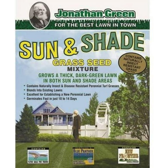 JONATHAN GREEN TURF 12005 5250 sq. ft. Sun and Shade Grass Seed, 7 lb
