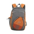 thumbnail image 2 of Mochila deportiva, bolsa para raqueta de tenis de mesa para adultos, bolsa de paleta con cremallera y compartimento para zapatos para competición Gris, 2 of 8