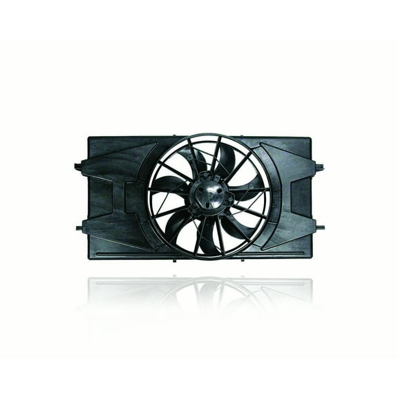 Dual Radiator and Condenser Fan Assembly - Cooling Direct Fit/For GM3115207 05-07 Saturn Ion-Coupe/Sedan 2.2/2.4L - 15860809