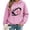 A1 Pink, variant on Game Day Outfits Shirts Women Plain Tops Game Day Sweatshirts with Drawstring Basic Tee Oversized Hoodie Soft Tunic Tops Gift Long Sleeve Heart Graphic Shirts Rugby Shirt Mom Shirts Beige