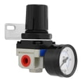 thumbnail image 3 of Air Filter Regulator Combo, G1/4 Equipped With Gauge, Air Pressure Regulator, Pneumatic Sensitive  For Air Source Gas Treatment Regulating Air Pressure, 3 of 8