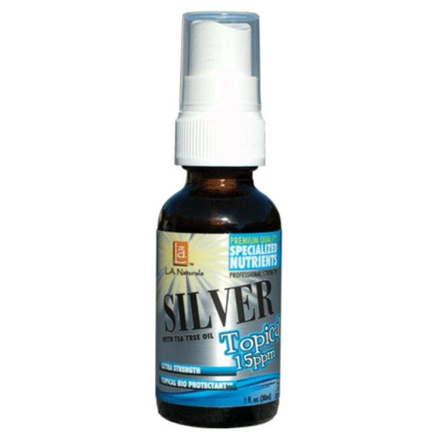 L A Naturals Colloidal Silver Topical Herbal Spray, 1 Oz