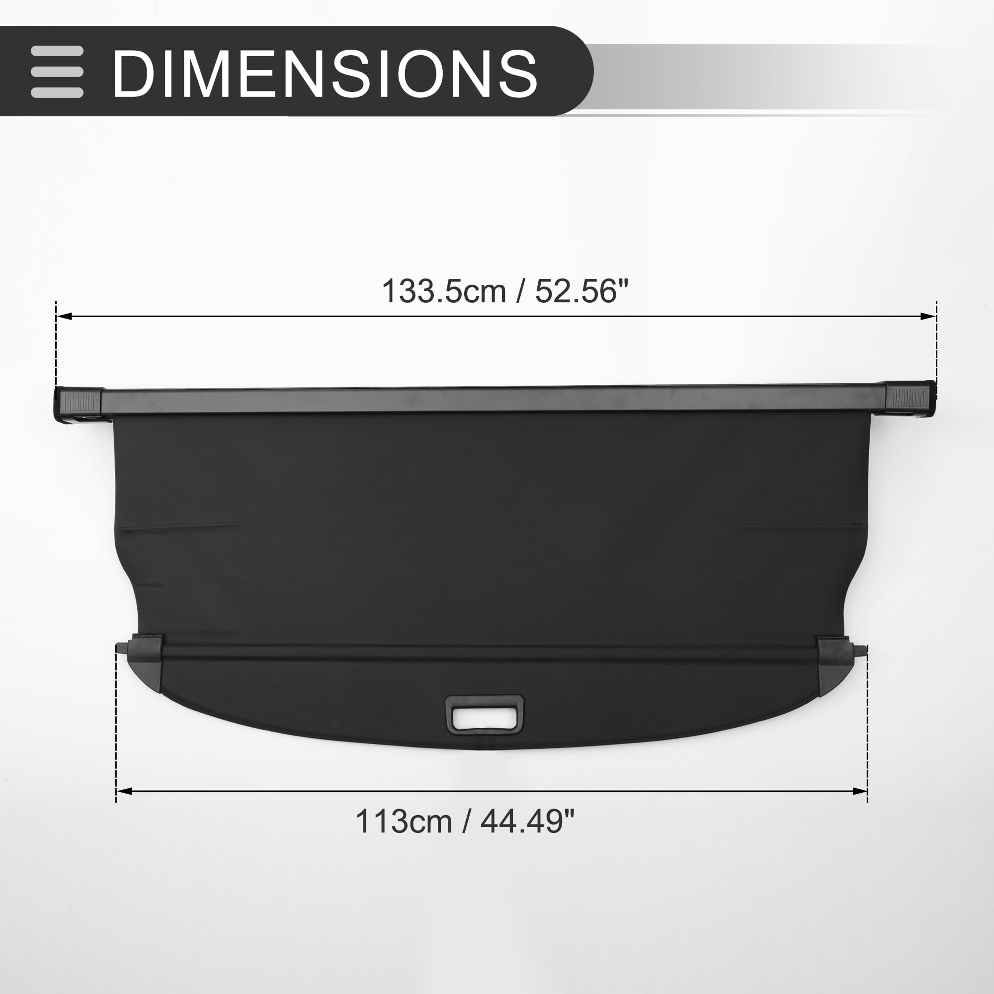 Unique Bargains Car Trunk Retractable Cover for Kia Sportage 2011-2016