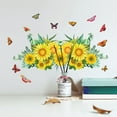 thumbnail image 4 of Billuyoard Calcomanías autoadhesivas extraíbles de flores de arte de autoensamblaje de puerta de personalidad pegatinas de pared de cocina Decoración del hogar tipo2/30x60cm, 4 of 6