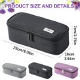 thumbnail image 4 of Aesthetic Pencil Case, Large Capacity Pencil Pouch with Multi Compartment Zipper Organizer, Canvas Pen Bag for Stationery Office Travel Makeup Tech Accessories, Portable Storage Case, 1 Pc, 4 of 8