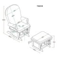 thumbnail image 2 of Lennox Aiden Glider Rocker with Nursing Ottoman, 2 of 5