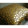 thumbnail image 3 of The HomeCentric Gold Cushion Cover, Mosaic 3D Metallic Sequins Pillows Cover, Pack of 2, 20x20 inch (50x50 cm) Pillow Case, Geometric Pillows Cover, Square Silk Pillows,, Abstract - The Gold Mosiac, 3 of 4