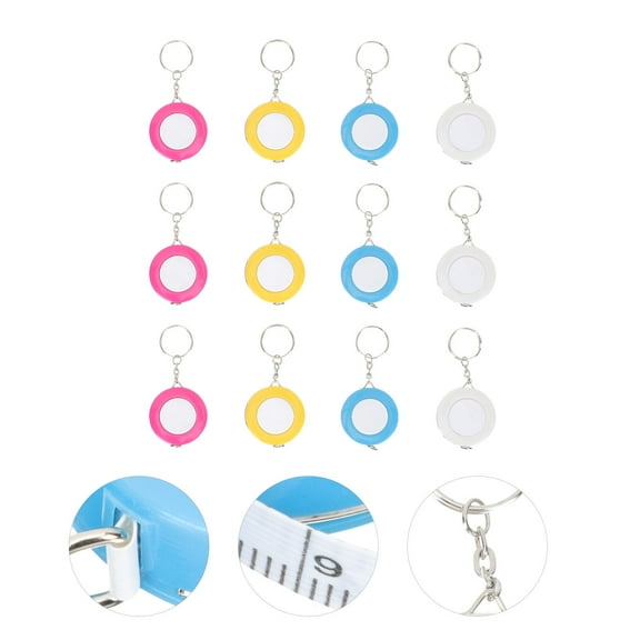 CTIRCHIU Keychain Design Body Measuring Tapes 12Pack
