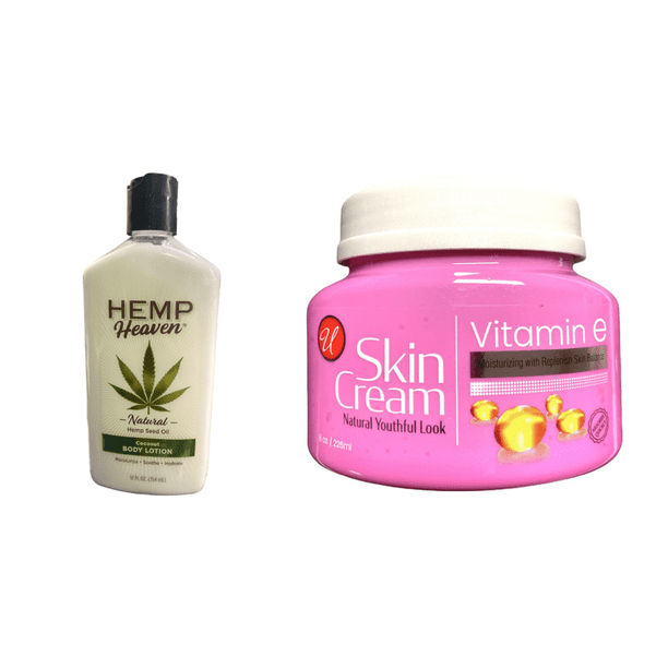 Hemp Heaven Natural Hemp Oil & Coconut Body Lotion 17 oz with U Skin