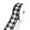White, variant on Glitter Buffalo Plaid Wired Ribbon, 1-1/2-Inch, 10-Yard (Red)