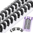 thumbnail image 1 of B&Qaugen Easy Fan Lashes D-0.03-19 B&Qaugen Easy Fan Volume Lashes 0.03 Extensiones de pestañas D Curl Mega Lash Extension 9 a 25 mm Negro mate B&Q Easy Volume Fan Lashes (D-0.03,19 mm), 1 of 4