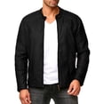 thumbnail image 1 of Chamarra Para Hombre Shendy Vendi Chaqueta Vinipiel Tipo Biker Negro Chica, 1 of 5