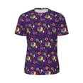 thumbnail image 6 of Rocae Mardi Gras and Donuts for Men's Mesh Quick-Dry Short Sleeve Workout T-Shirt,Mens Crew Neck Tee Lightweight Soft Classic T Shirts X-Small, 6 of 9