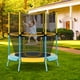 thumbnail image 3 of Costway Trampolín infantil de 122 cm con red de seguridad y marco resistente, color amarillo, 3 of 3