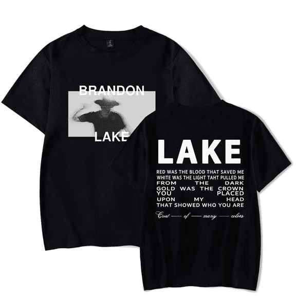 Brandon Lake Logo T-Shirt Men/Women Streetwear T-Shirt Shirt Short Sleeve