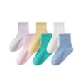 thumbnail image 2 of 6 Pairs Random Colors - Children's Socks Organic Cotton | Children's Boys Girls Socks (2-5 years old), 2 of 5