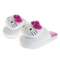 thumbnail image 3 of Hello Kitty Ladies Dual Sizes Slipperswhite Fuchsia, Size: 7-8, 3 of 6