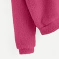 thumbnail image 5 of Wlynlyn Fuzzy Hoodies for Women Casual Fleece Long Sleeve Pajamas Sweatshirts Solid Color Loos Fitted Pullover Tops, 5 of 9