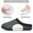 thumbnail image 3 of LORDFON Memory Foam Mens Slippers Slip-On House Slippers, 3 of 7